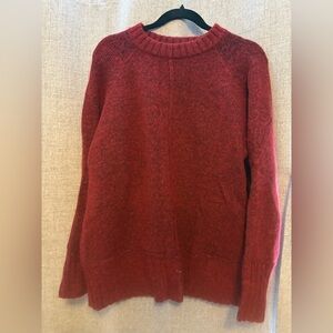 Cozy Red Knit Sweater